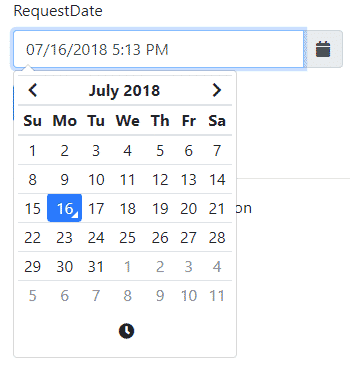 tempus dominus datepicker