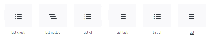 bootstrap 4 svg list variations