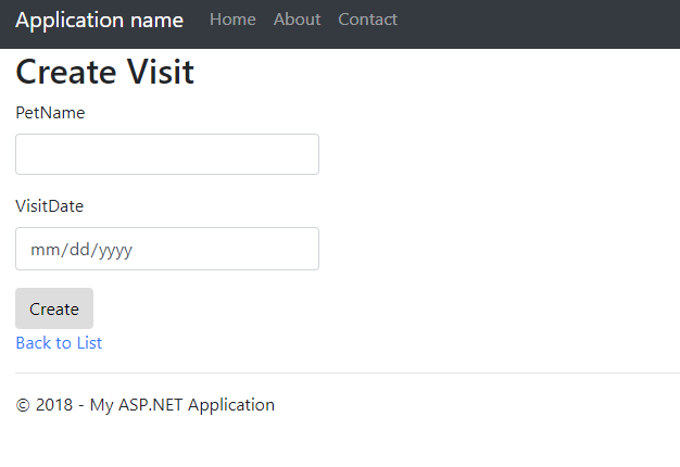 mvc bootstrap form example