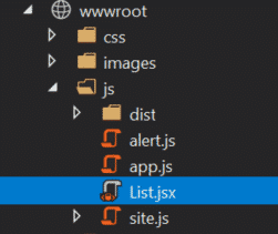 adding a JSX file